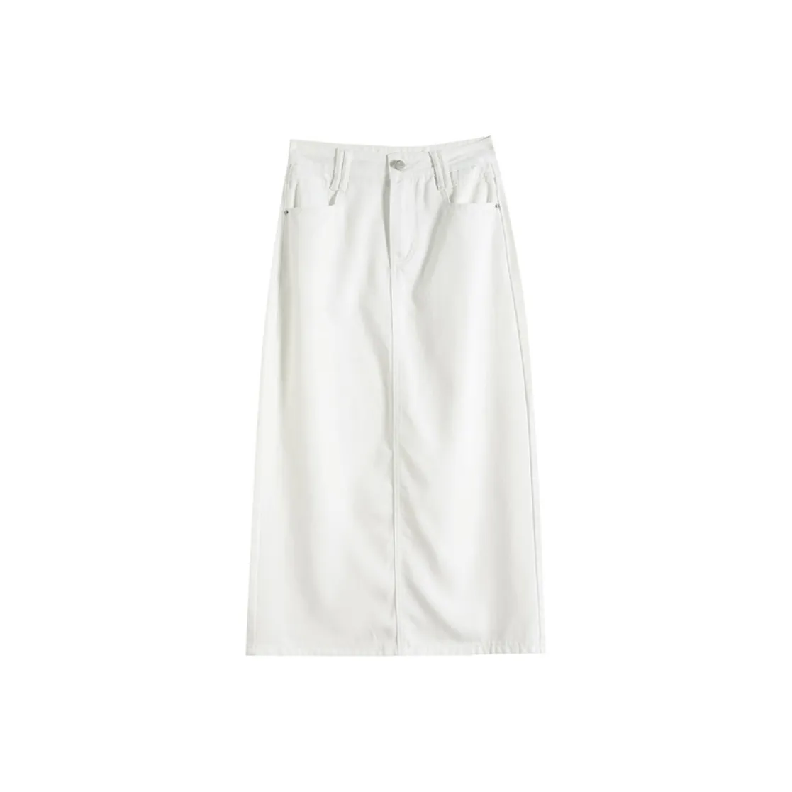 MM Белый Женские Повседневные Длинные Юбки