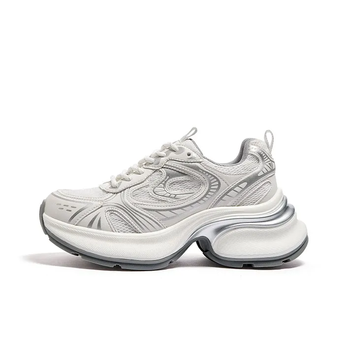 CAMEL Slip-resistant Breathable Height-increasing Wedge Sneakers Women's CAMEL Противоскользящие Дышащие Увеличивающие Высоту Кроссовки с Талью Женские