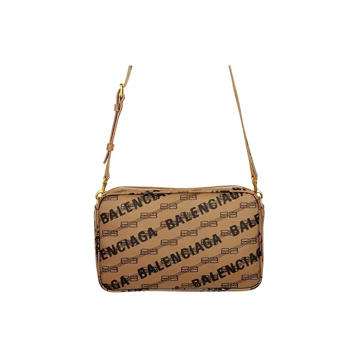 Balenciaga Canvas Camera Bag, Crossbody Bag, Shoulder Bag Men's Khaki