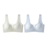 크림 화이트+스카이 블루