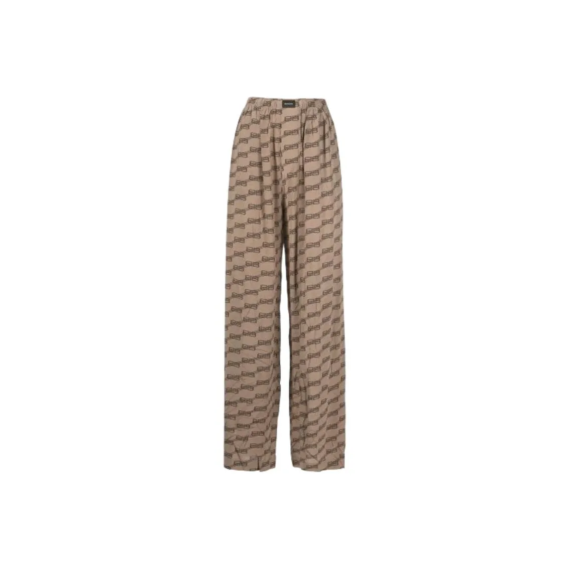 Balenciaga SS25 Casual Pants Loose Fit Men's Brown