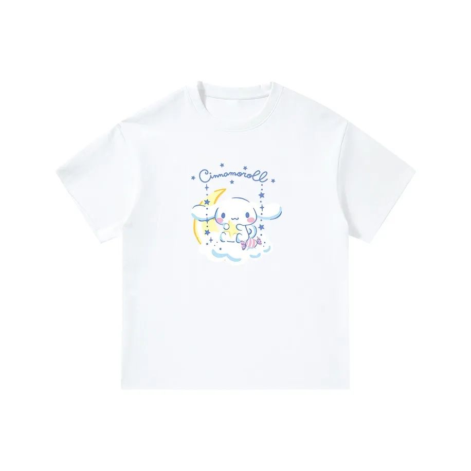 Санрио X Cinnamoroll Yugui Собака T Рубашка Унисекс