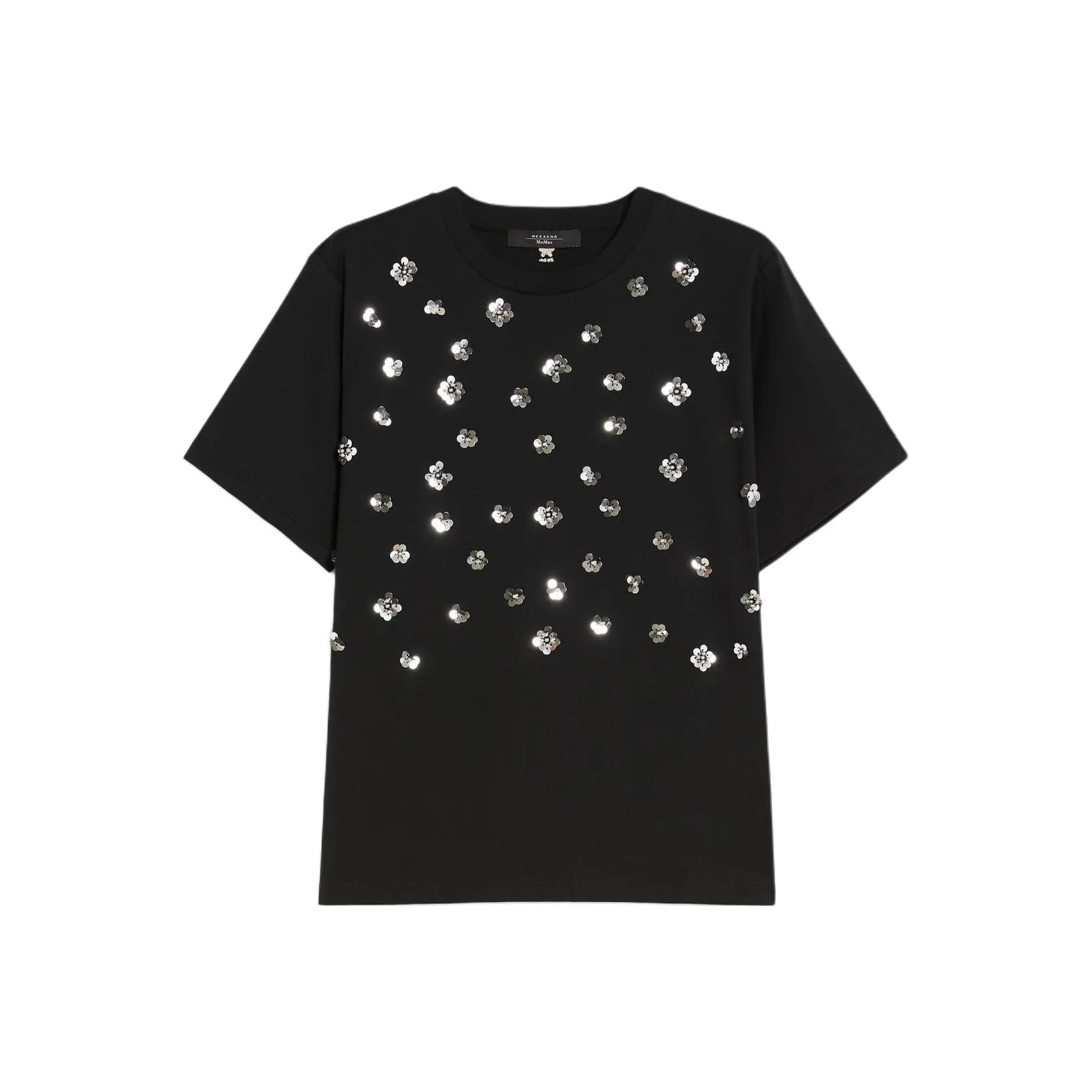 WEEKEND MaxMara Стандартная T-рубашка Женская Черная