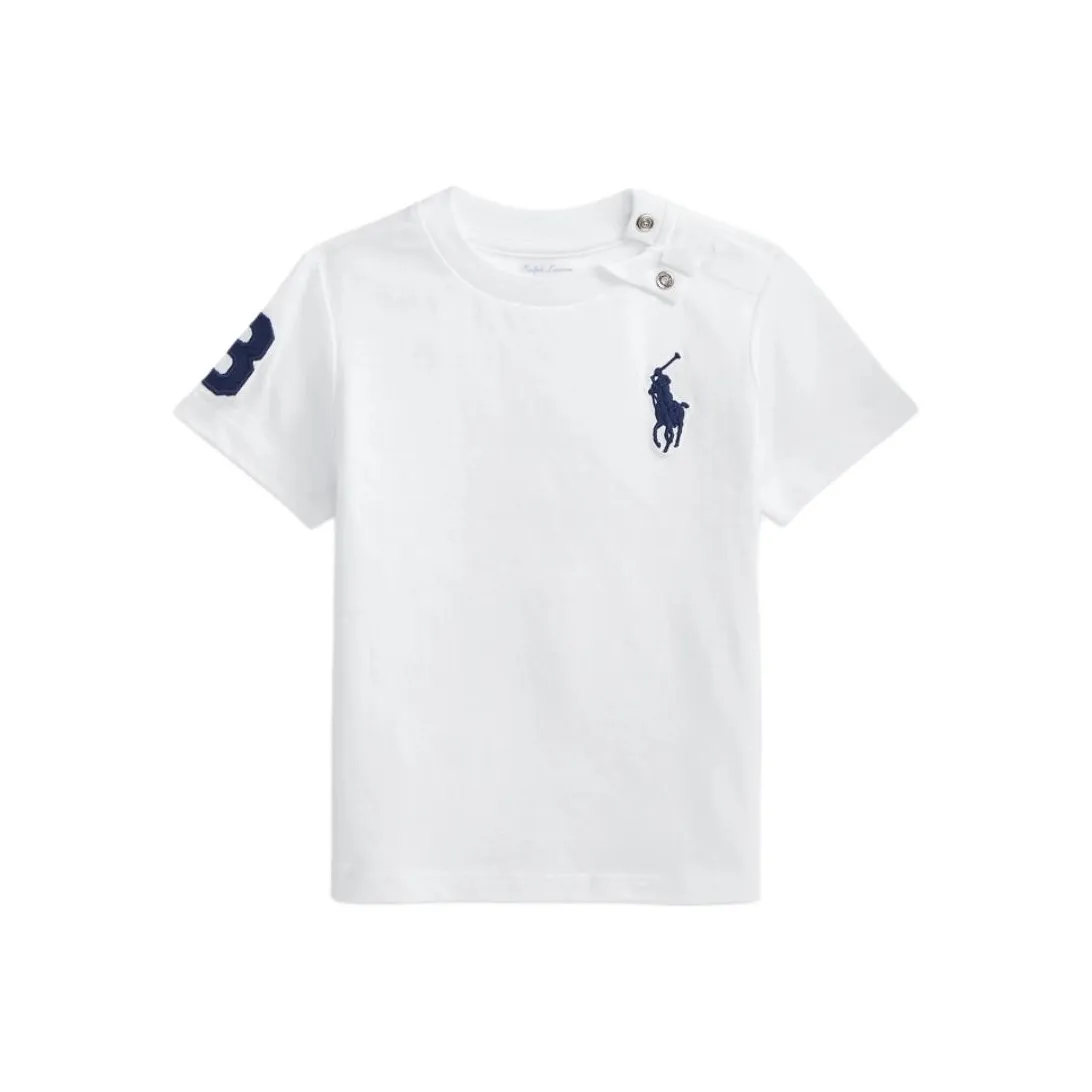 Polo Ralph Lauren T-рубашка Белая для младенцев и малышей