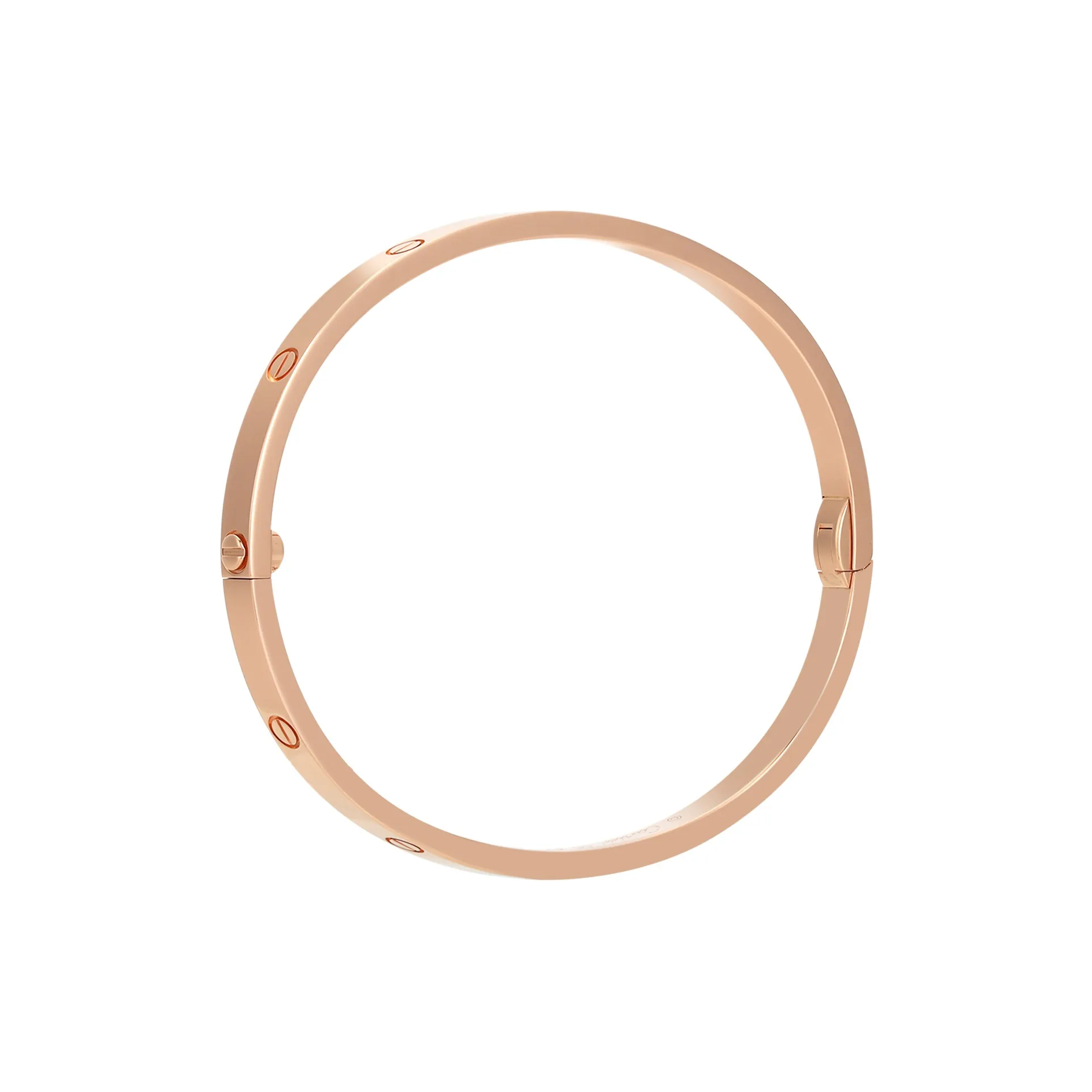 CARTIER Rose Gold Bangles Unisex Rose Gold