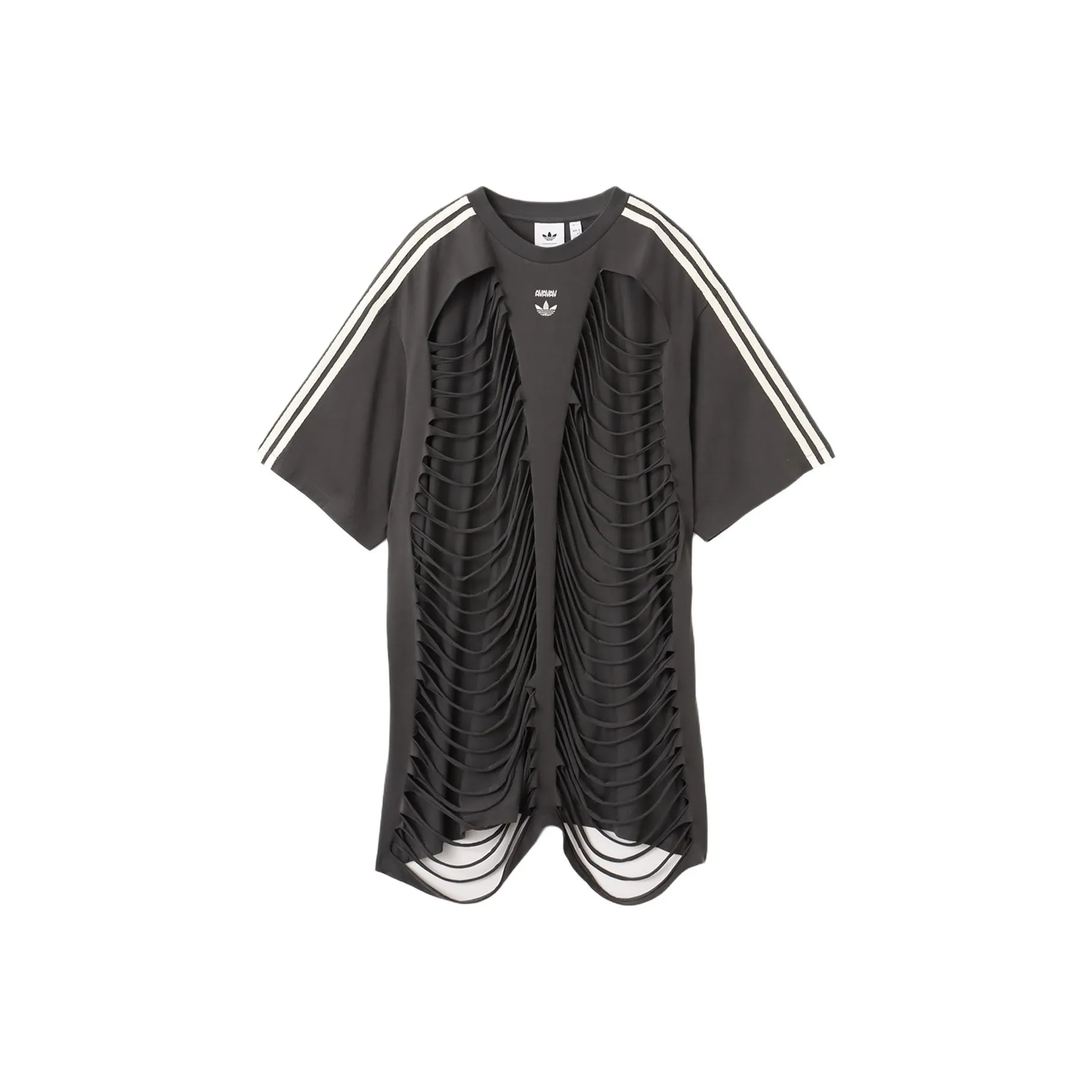 Adidas Originals x Avavav SS25 Cut OUT T-Shirt Унисекс Темно-серый