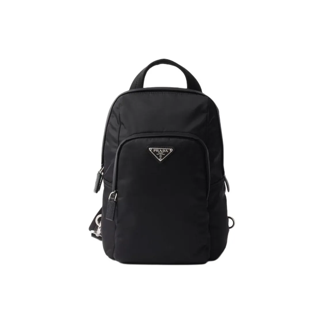 PRADA Re Nylon Recycled Nylon Backpack Unisex Black