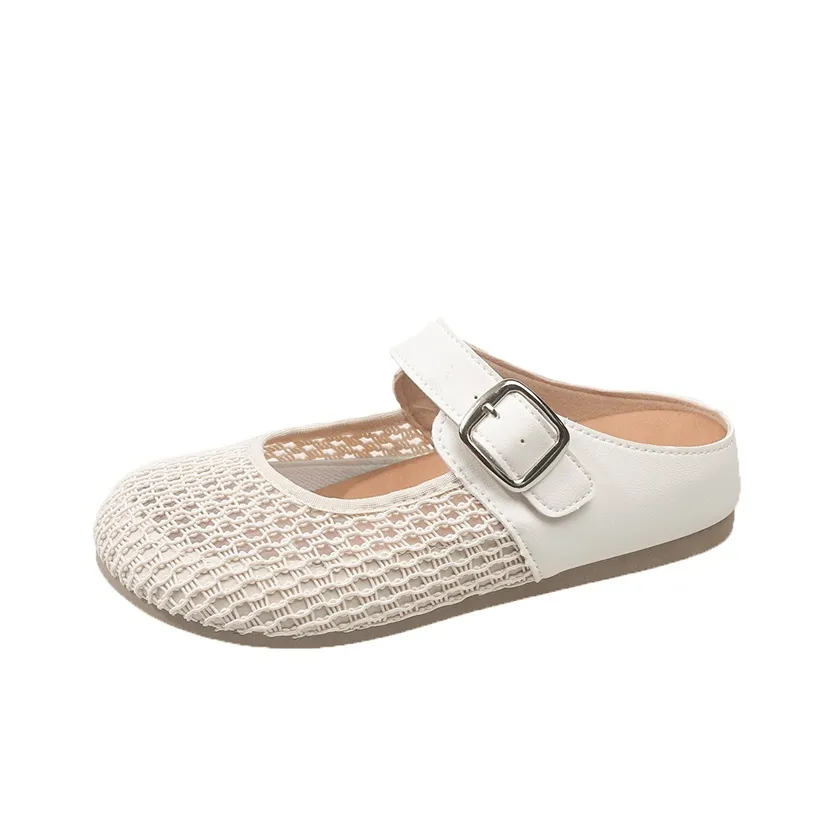JINDUN Rubber Sole Abrasion Resistant Slip Resistant Closed Toe Slippers Women's