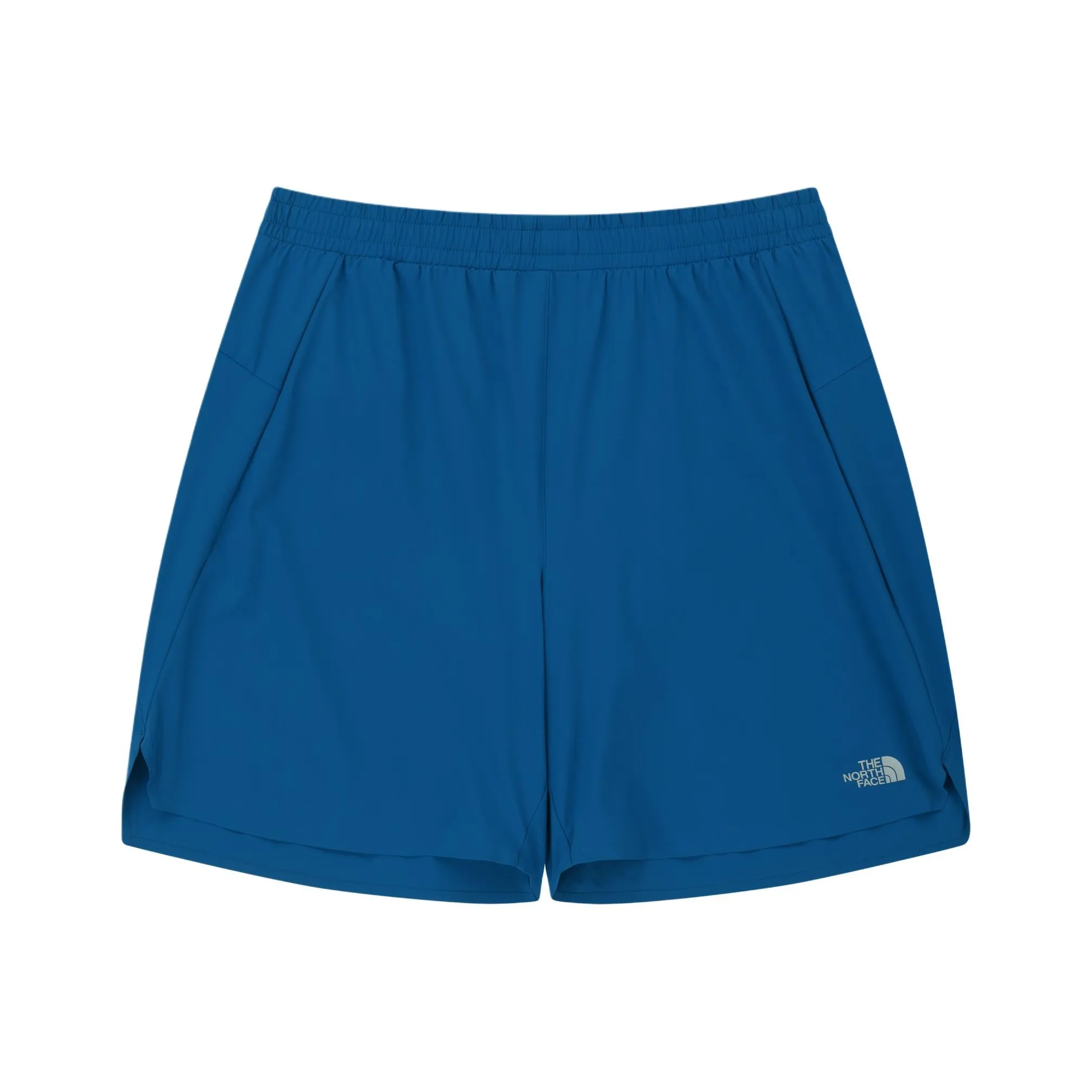 checked semi-sheer dress Casual Shorts Men's Submerged Aqua Blue