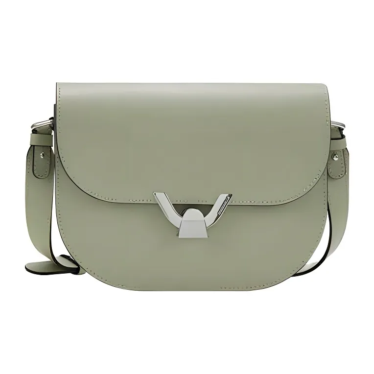 COCCINELLE Cow Leather Crossbody Bag Shoulder Bag Medium Size Women's Celadon Green