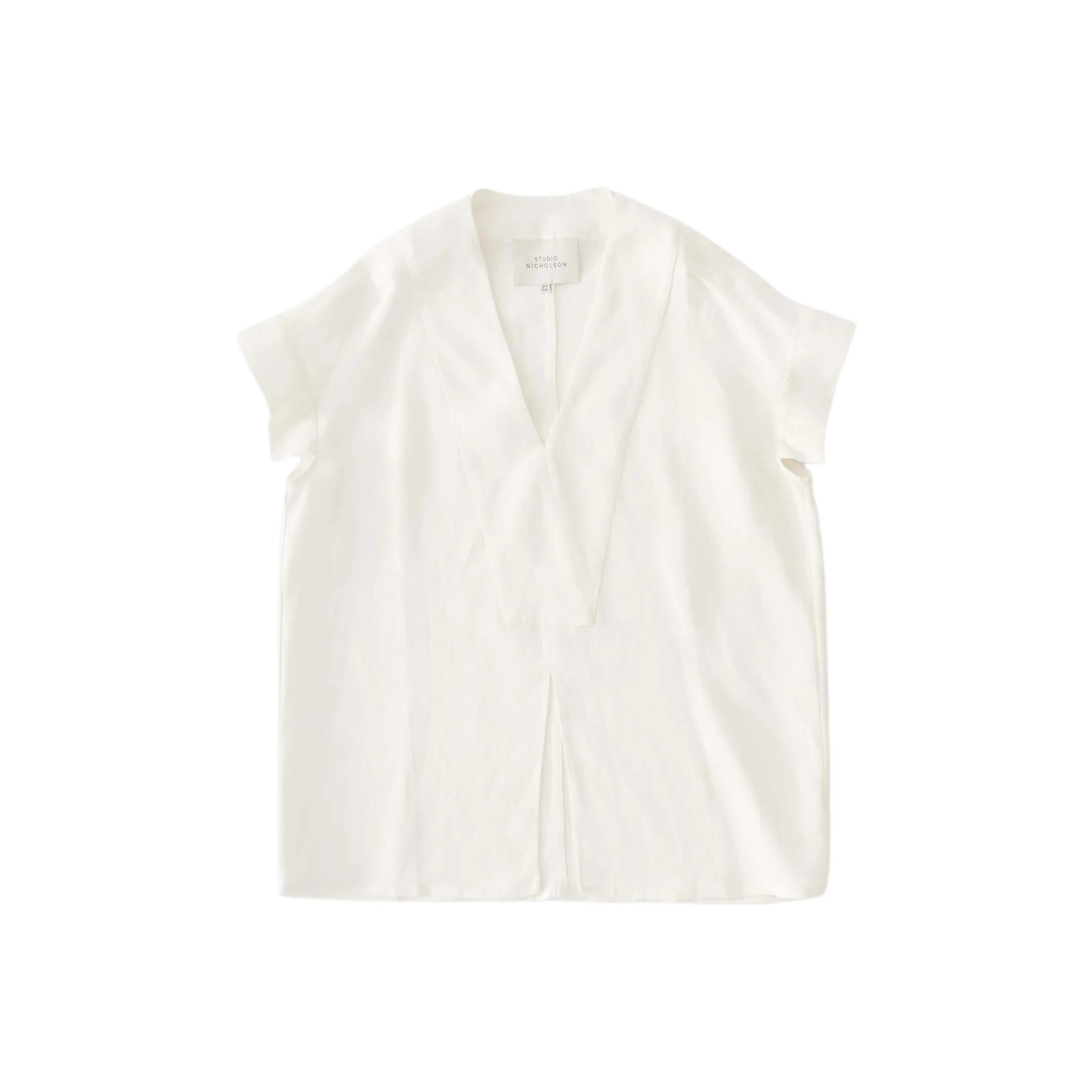 Studio Nicholson V Neck Short Sleeved Top