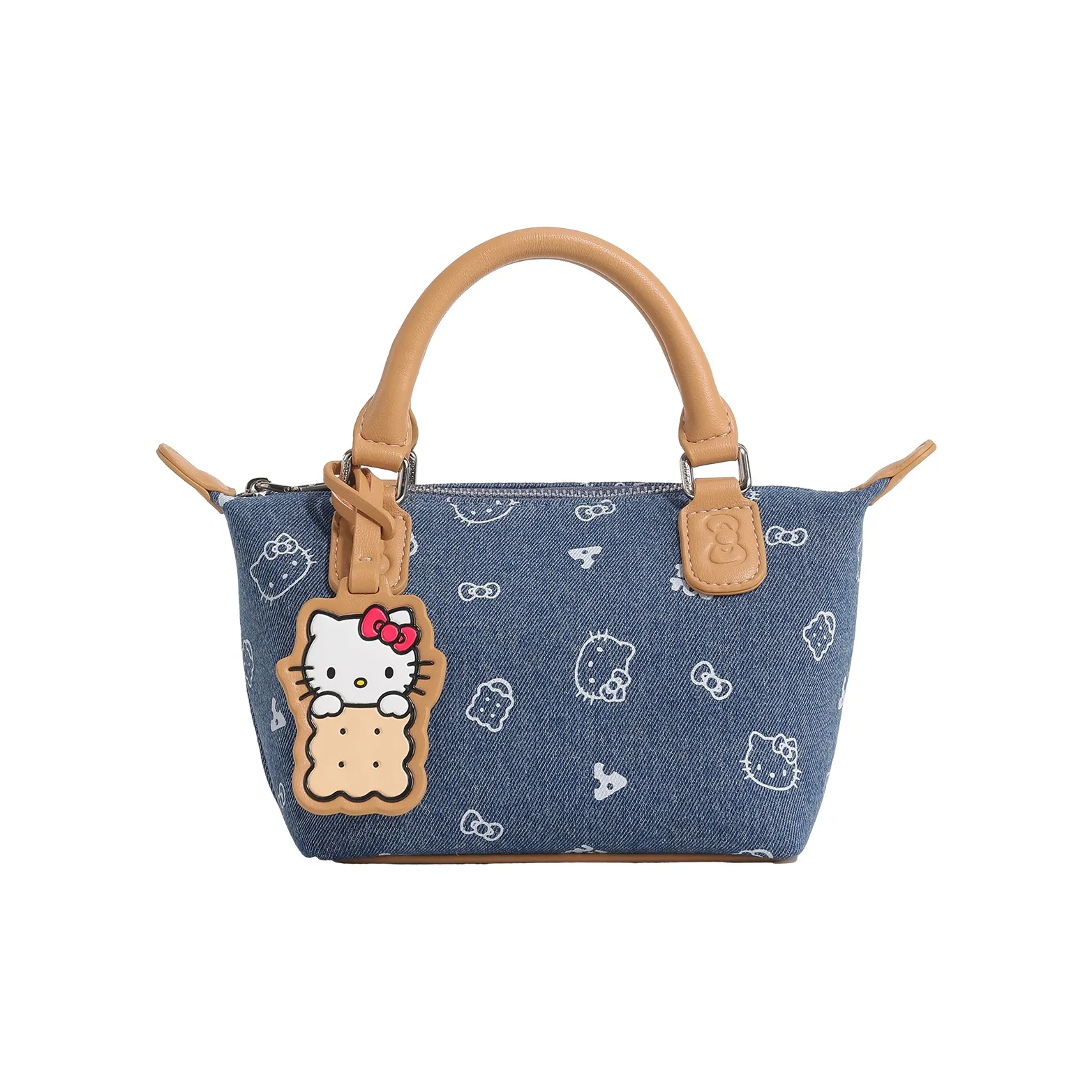 TOUTOU HELLO KITTY collaboration Hello Kitty Ткань Сумка Женская Джинсовый Синий