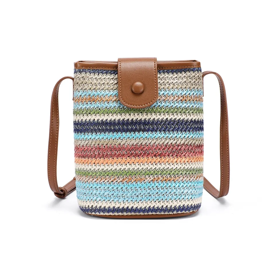 RED DRAGONFLY Ткань Синтетическая кожа Вязаные ткани Маленькая сумка Маленькая Женская Радужная