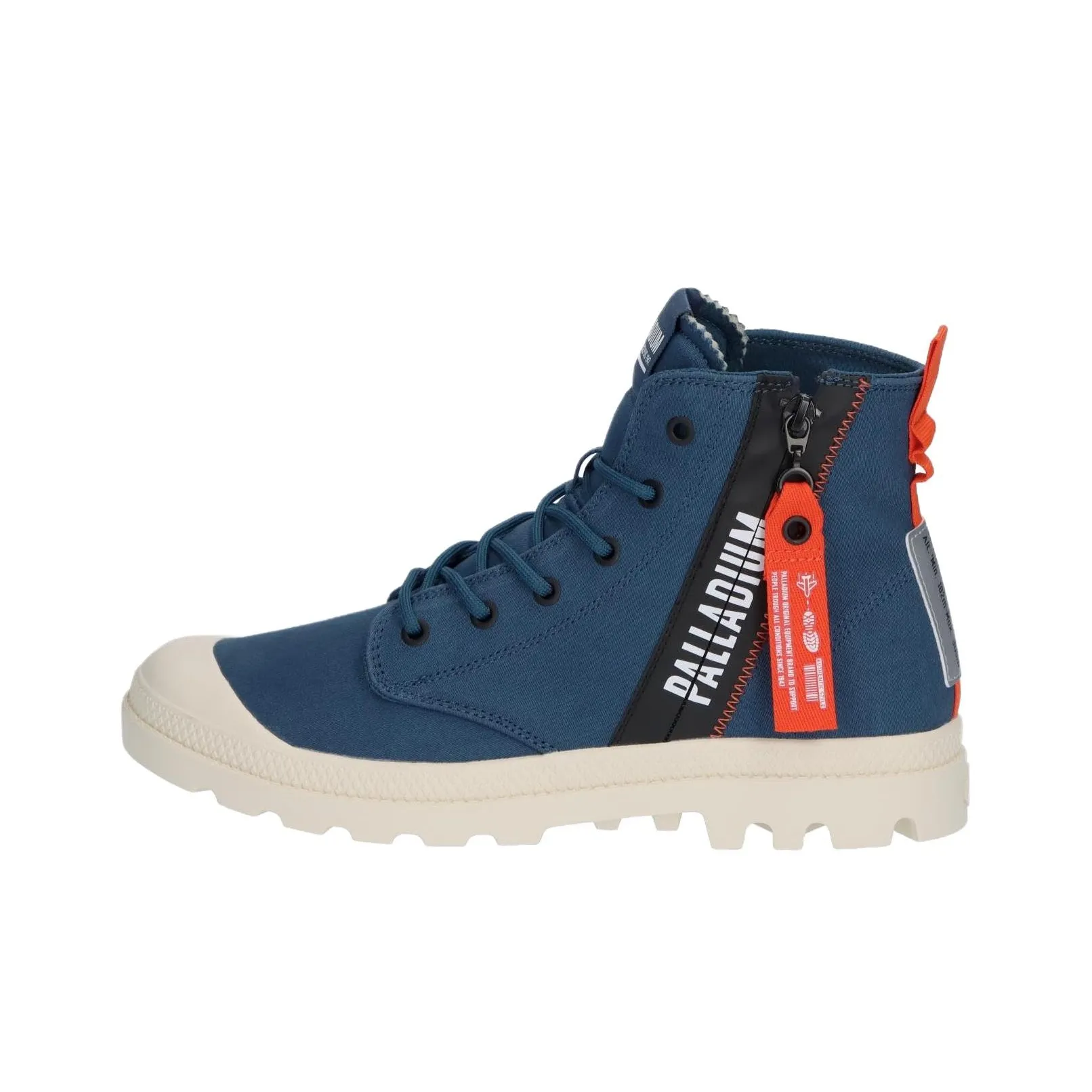 Palladium Pampa Cushioning, Wear Resistant High Top Casual Shoes Unisex Navy Blue