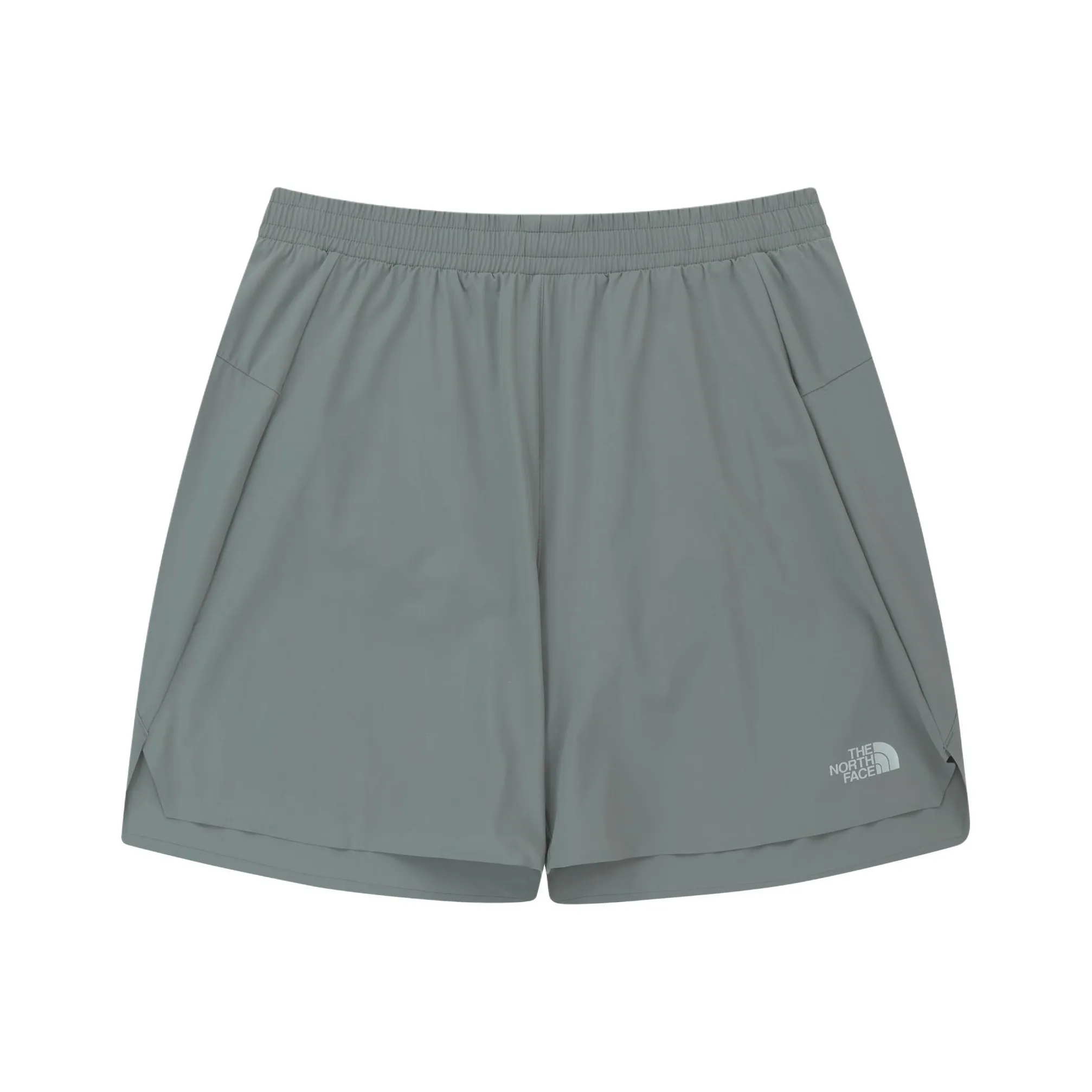 checked semi-sheer dress Sports Shorts Men's Gray