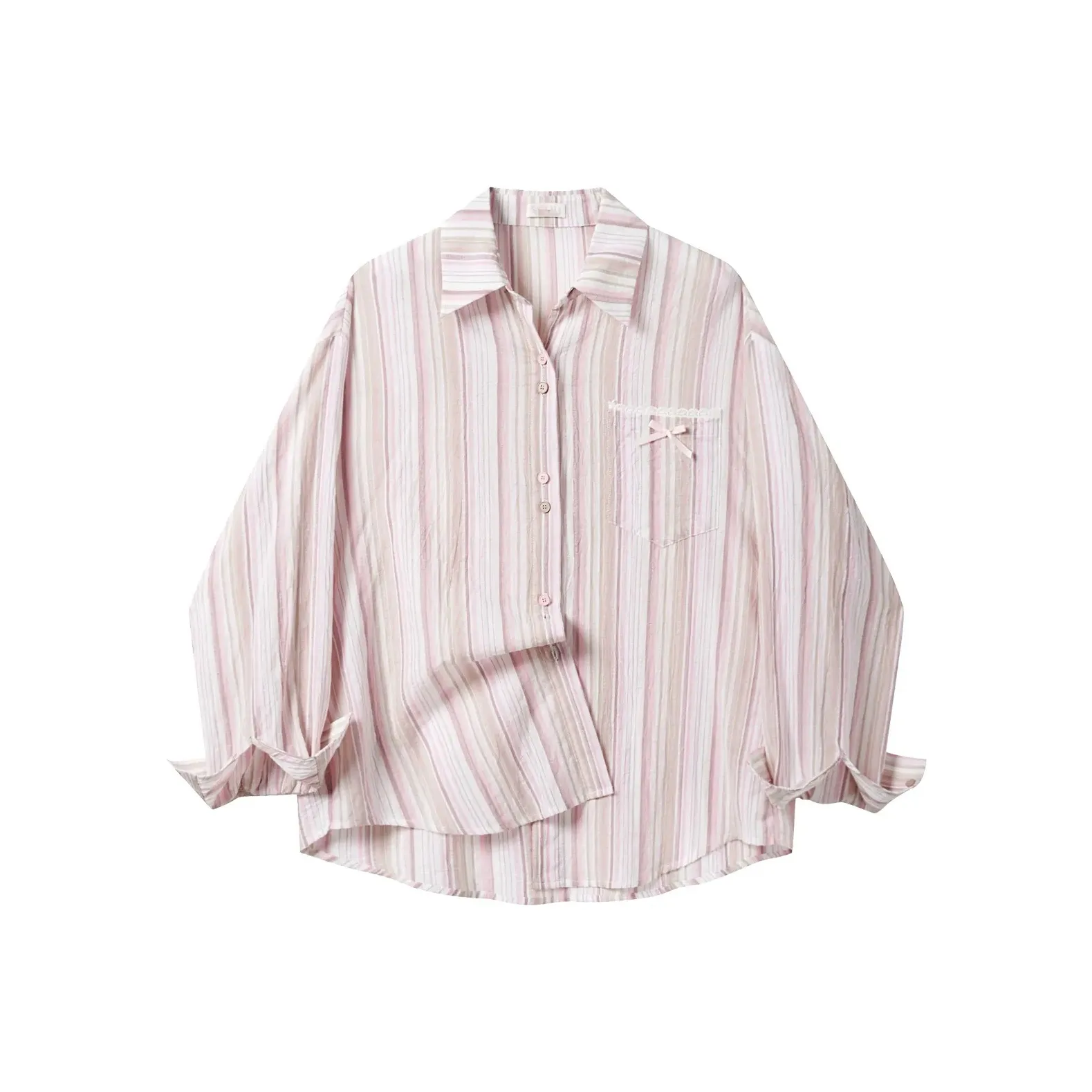 SLEEP AT 11 Полосы Женские Рубашки