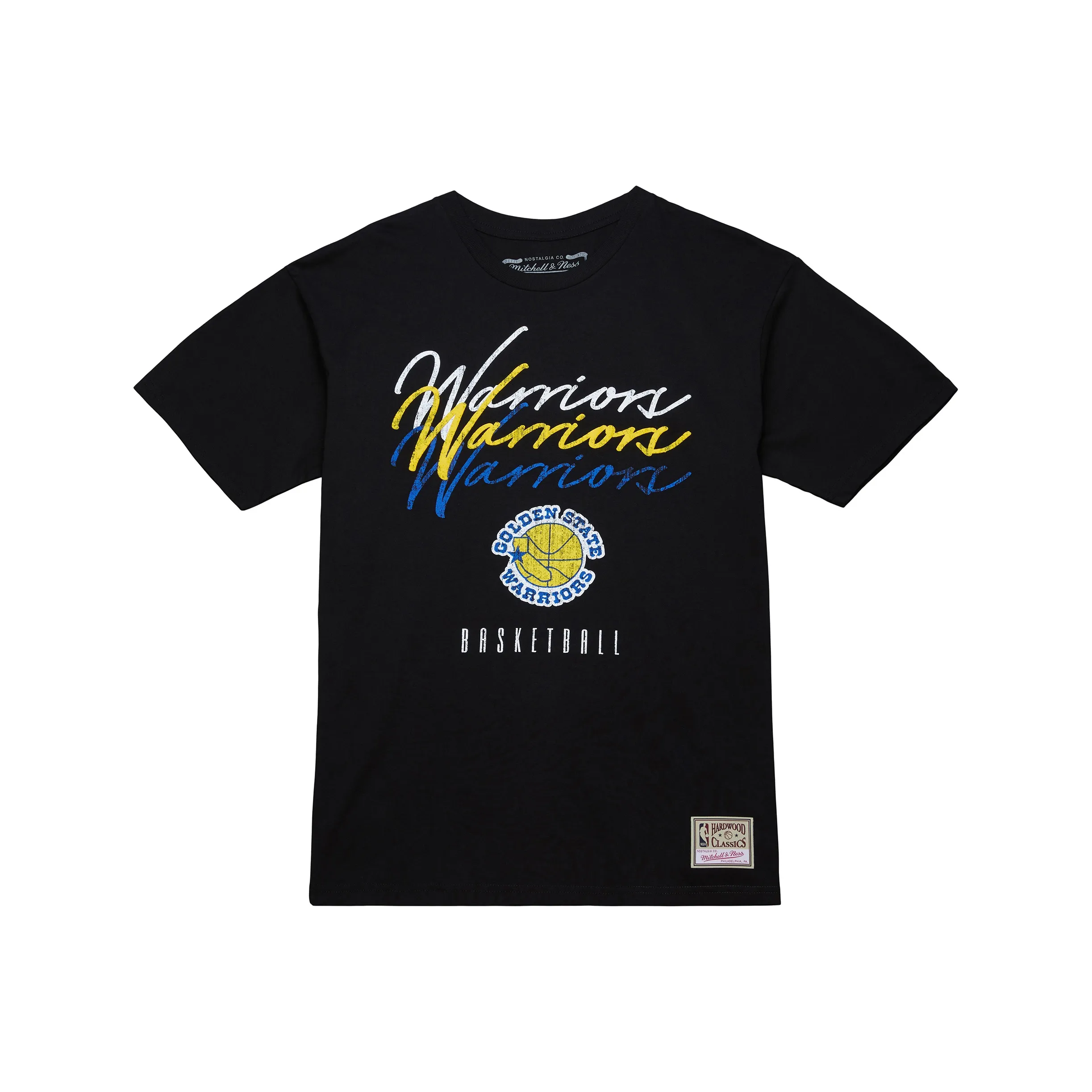 MITCHELL NESS SU25 100% хлопок T-рубашка унисекс черная