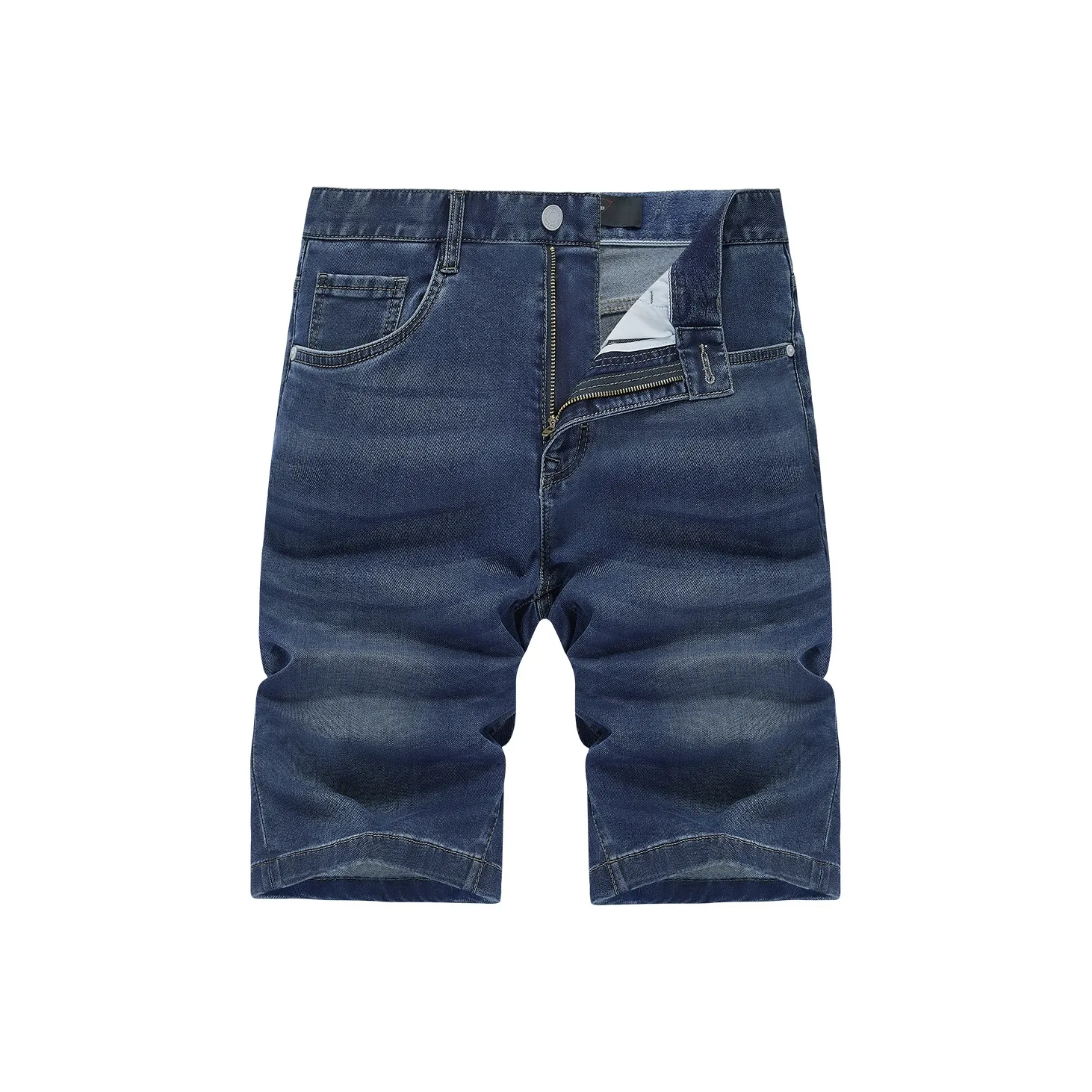 SEPTWOLVES Темно-синие унисекс джинсовые шорты