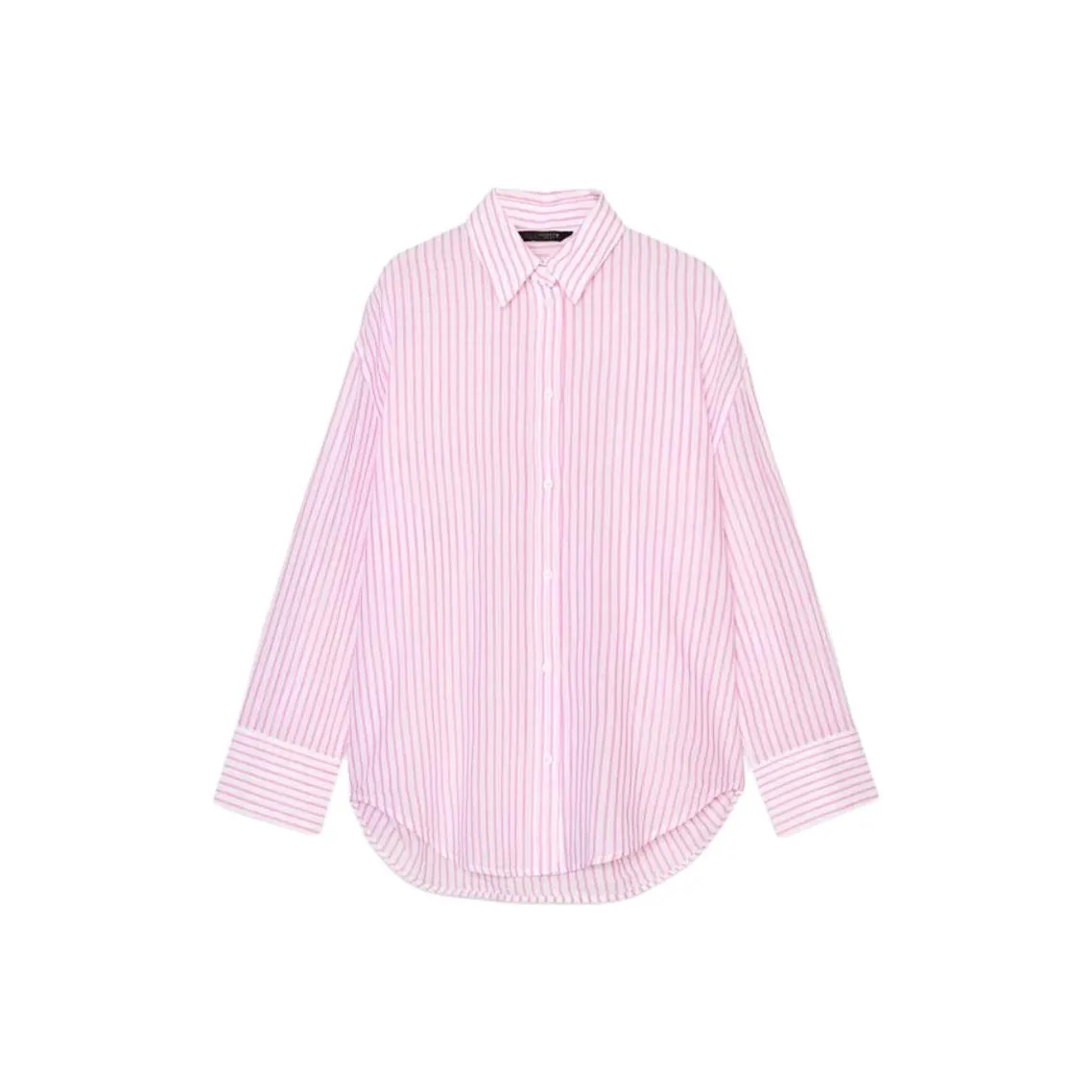 ZARA Белый/Розовый Женские Рубашки