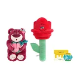 콜라보레이션 랏소 인형 가방 25cm+48cm 로즈 플러시 Bouquet+한정 인사 카드