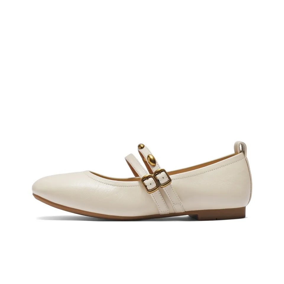 BELLE Flat Little Gold Bean Mary Jane Women's