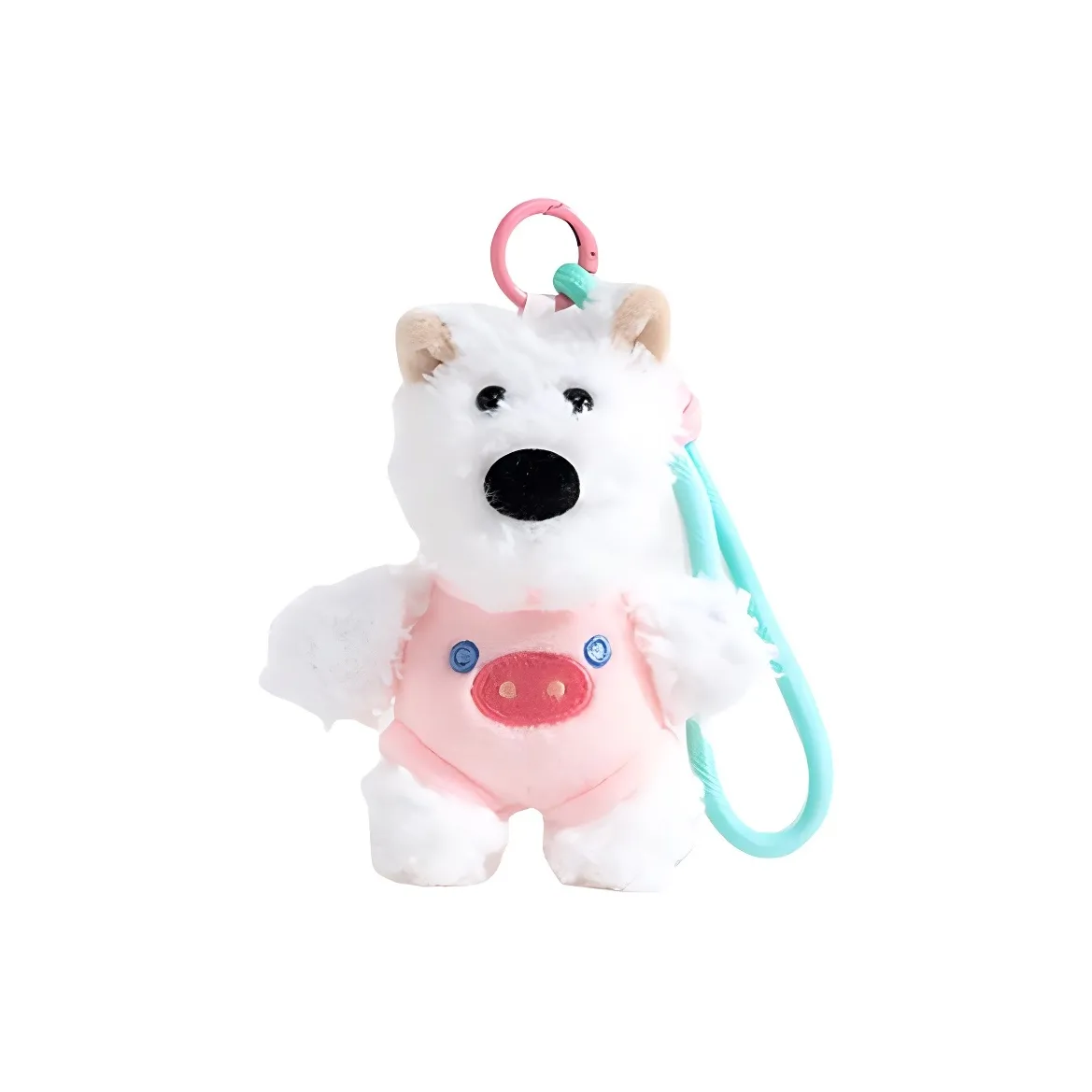 BANQIN Милый Вест-хайленд Белый Терьер Щенок Кукла Плюшевая Подвеска 13 см Рекомендуемая Высота