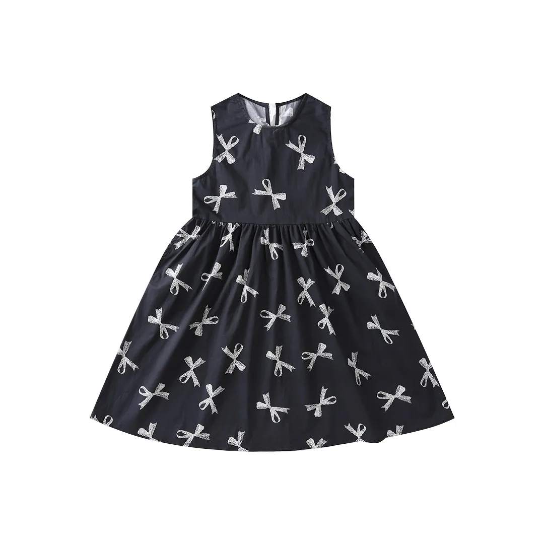 La Cergo Платье Черно-серый Платье для детей 3-7 лет