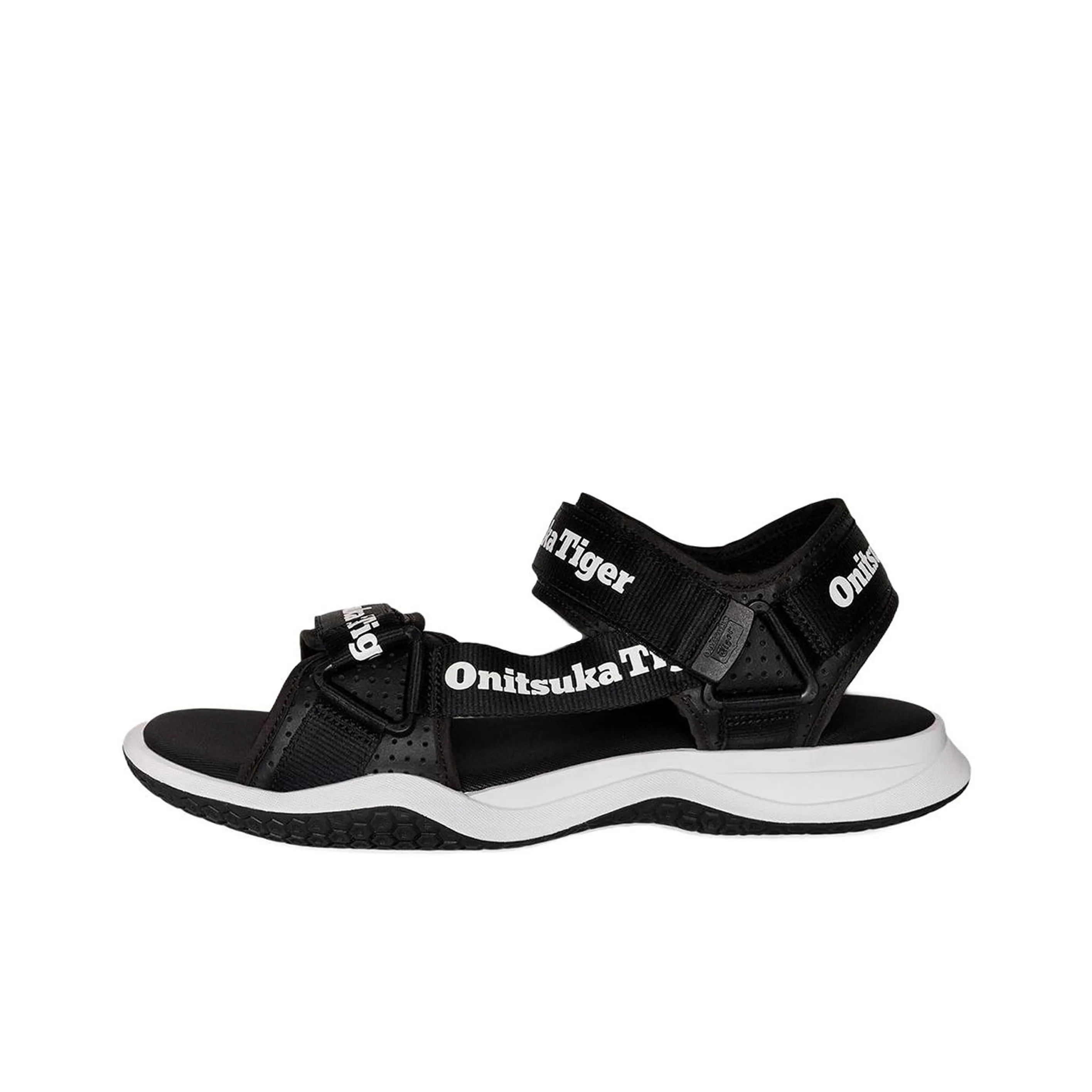 Onitsuka Tiger Ohbori Strap Sandals 'Black White'