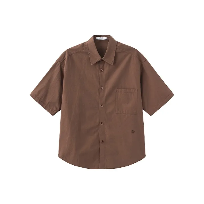 ZUO Shirts Men's Yellow Earth Ochre