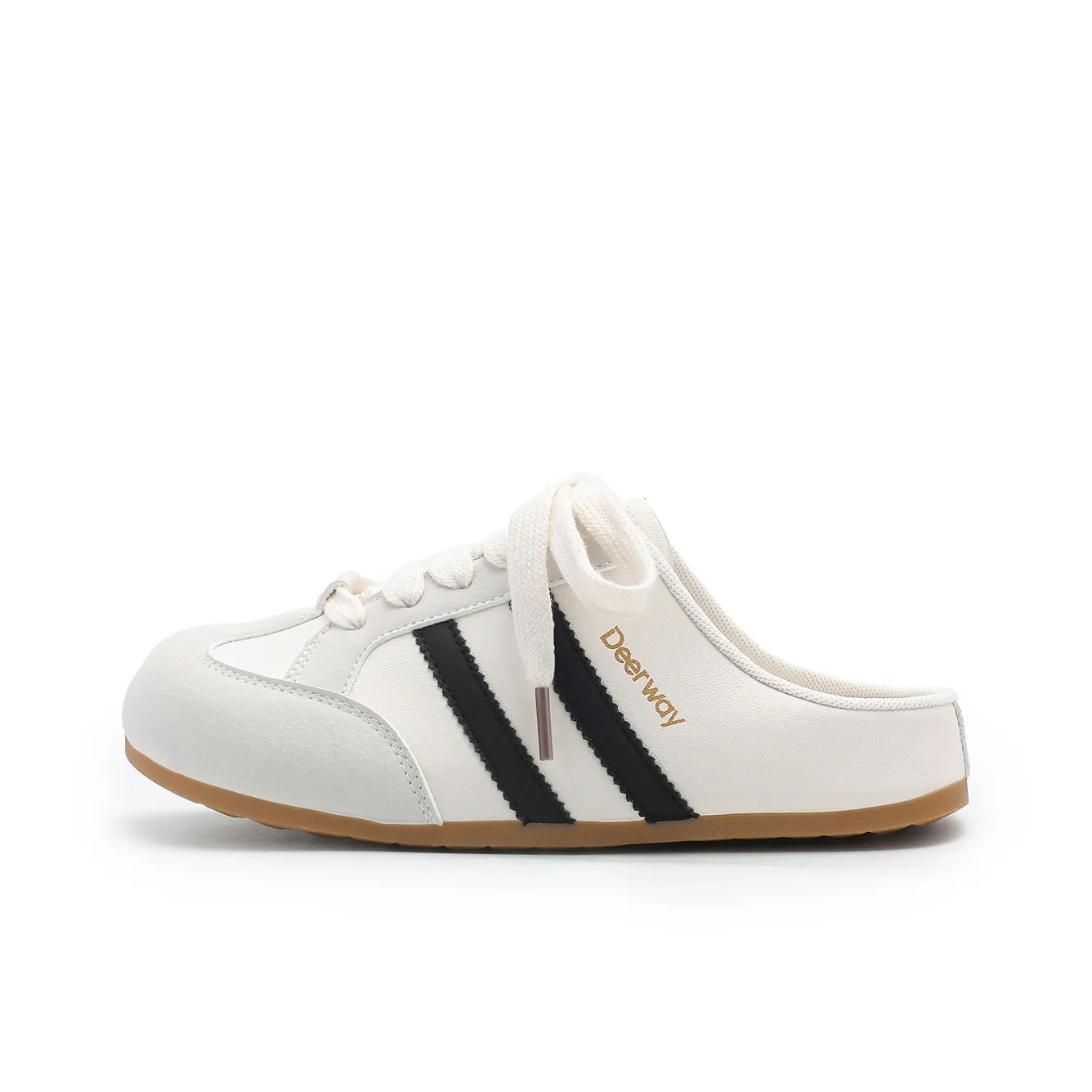 DEERWAY Противоскользящие устойчивые к истиранию противогрибковые тихие домашние тапочки для женщин белые черные