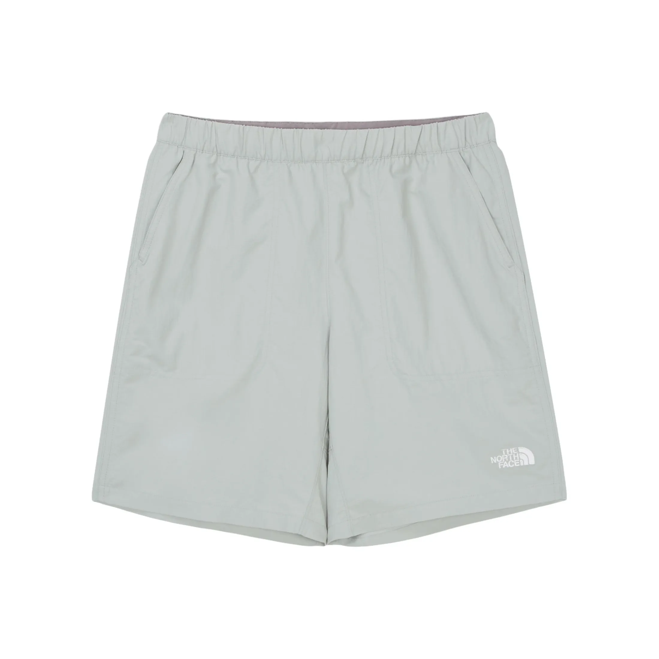 checked semi-sheer dress Casual Shorts Men's Cool Gray