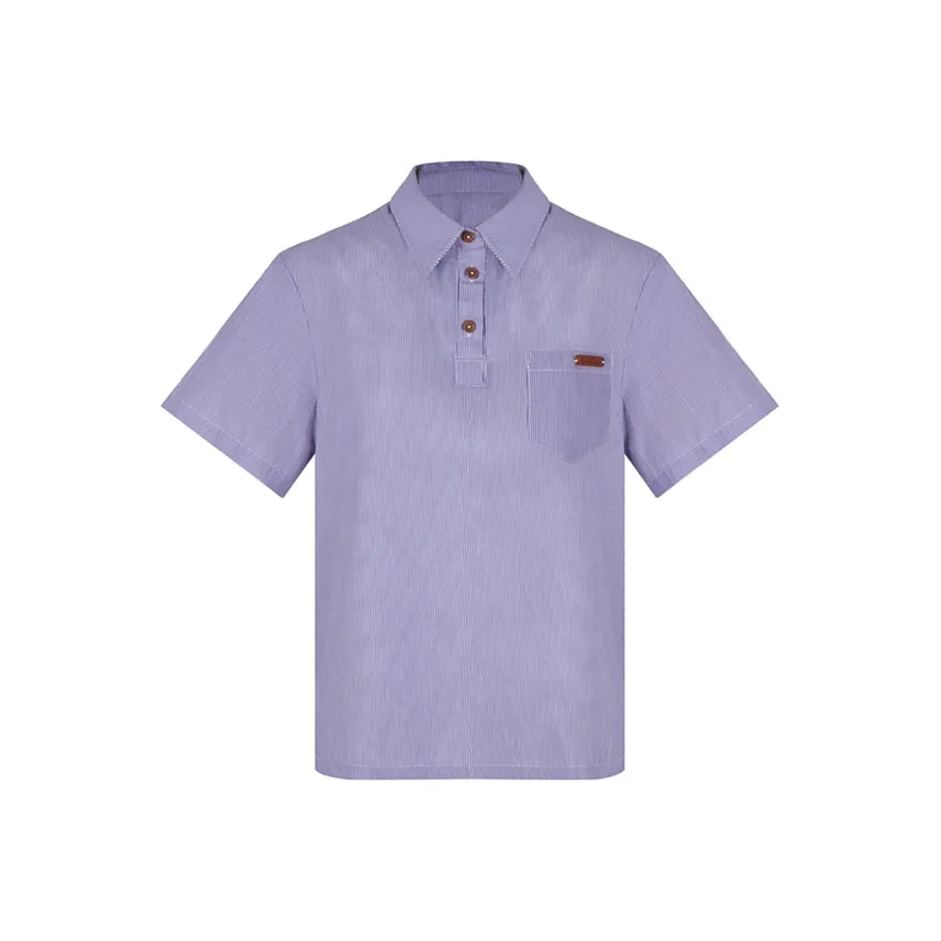 Mrs. Беллфлауэр Летняя Короткая Рубашка с Короткими Рукавами для JK UNIFORM Базовая Рубашка Женская