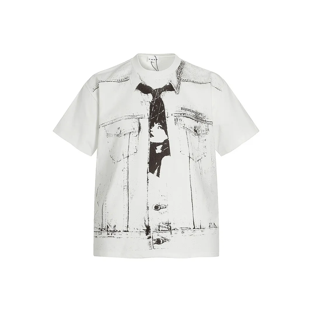 YEARNED Белая Унисекс Футболка