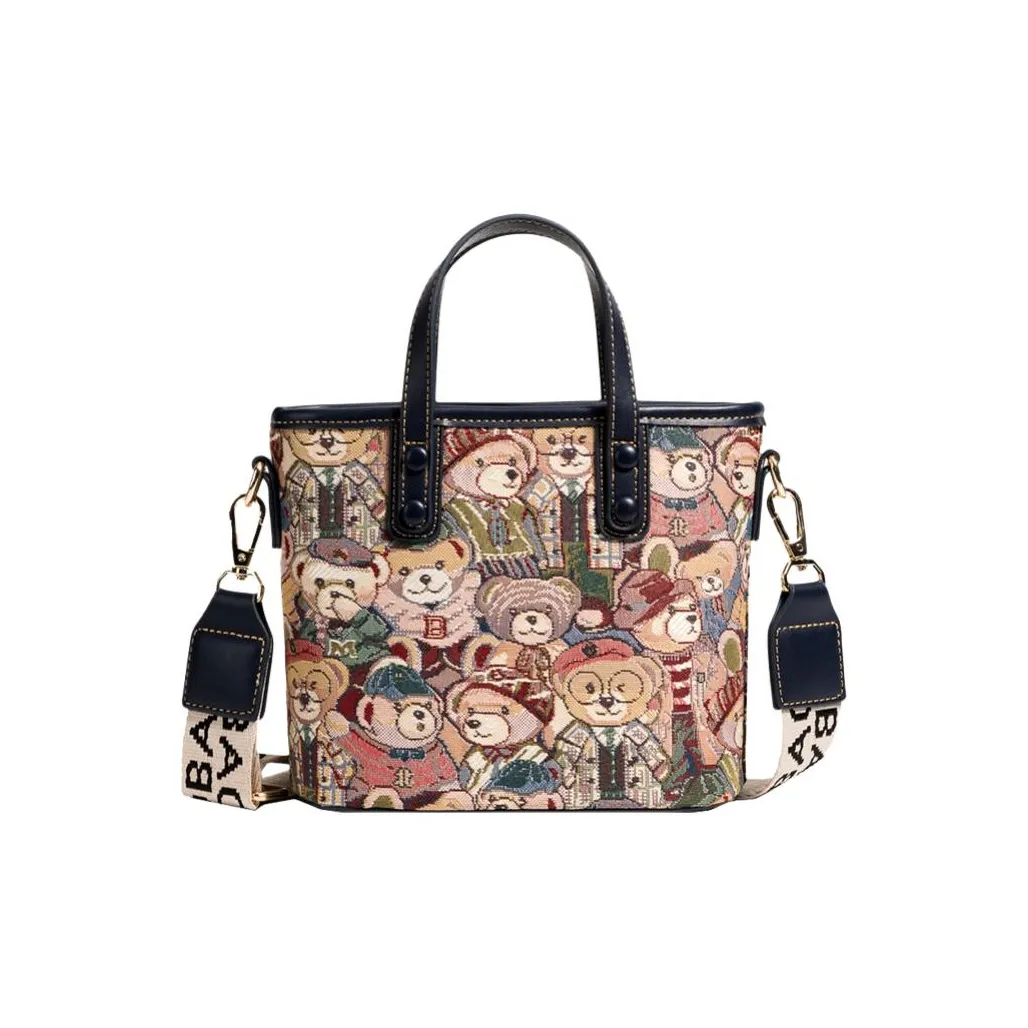 North Pack Холщовая сумка сумка через плечо сумка для женщин темно-синий коричневый