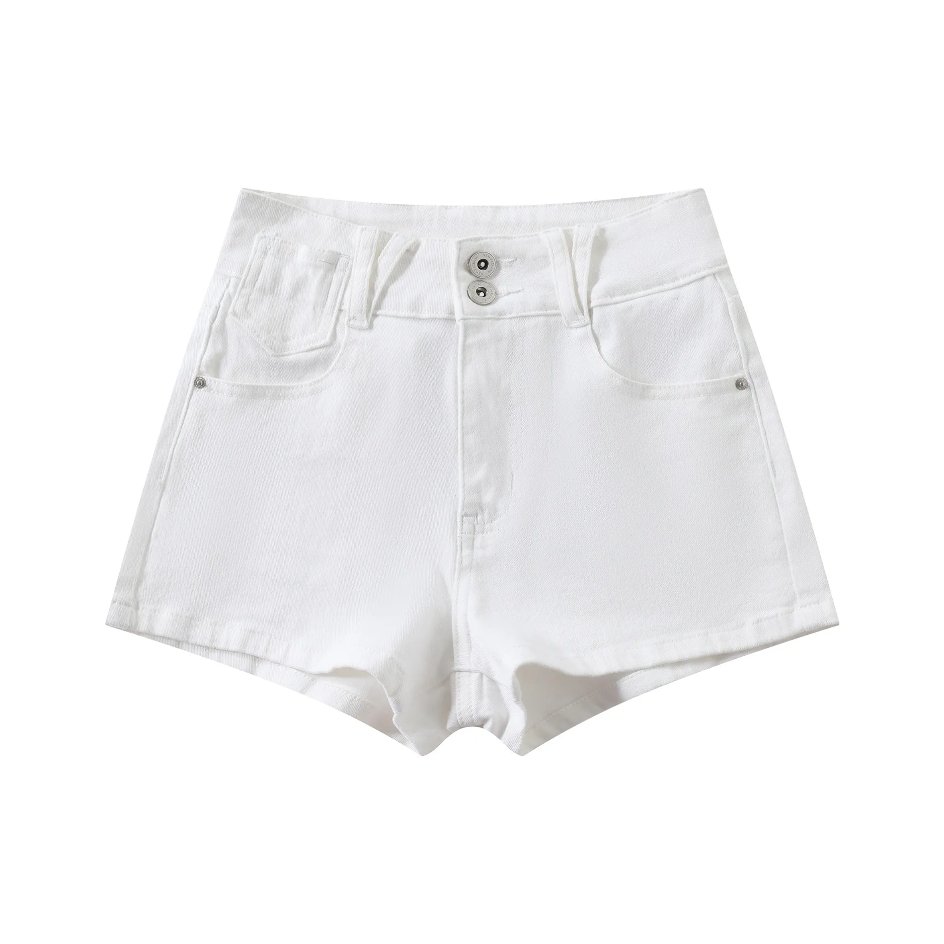 Wen Shan Denim Shorts Women's White