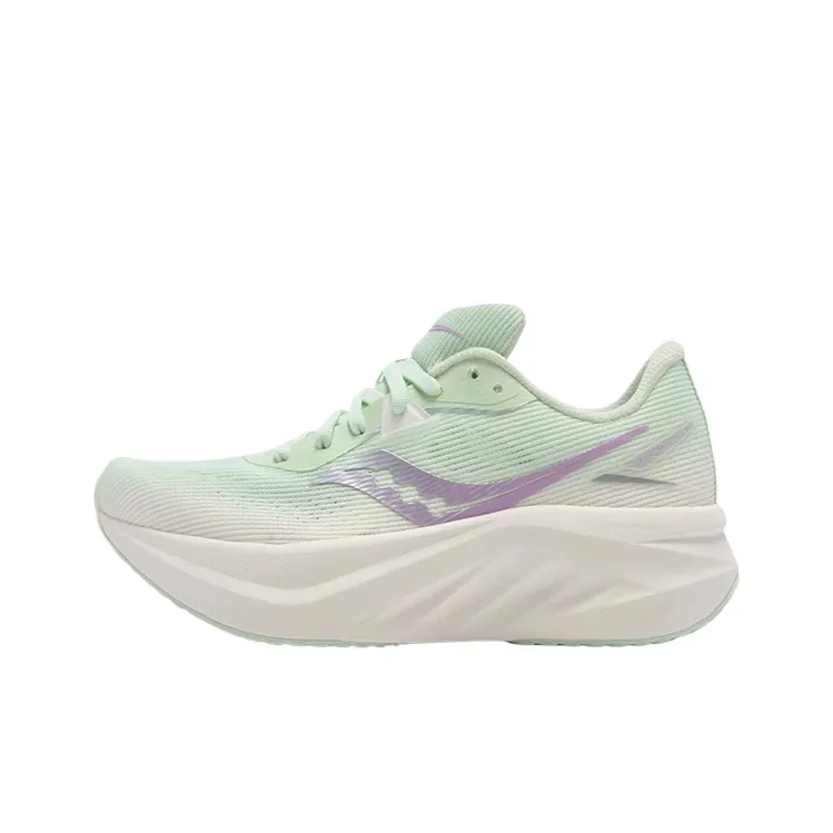 Saucony Shock Absorbing, Non Slip, Wear Resistant, Breathable And Lightweight Low Top Running Tokios Unisex Green