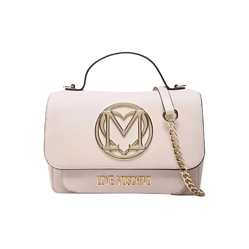 LOVE MOSCHINO ПУ (полиуретан) Сумка через плечо Сумка Большая Женская Айвори