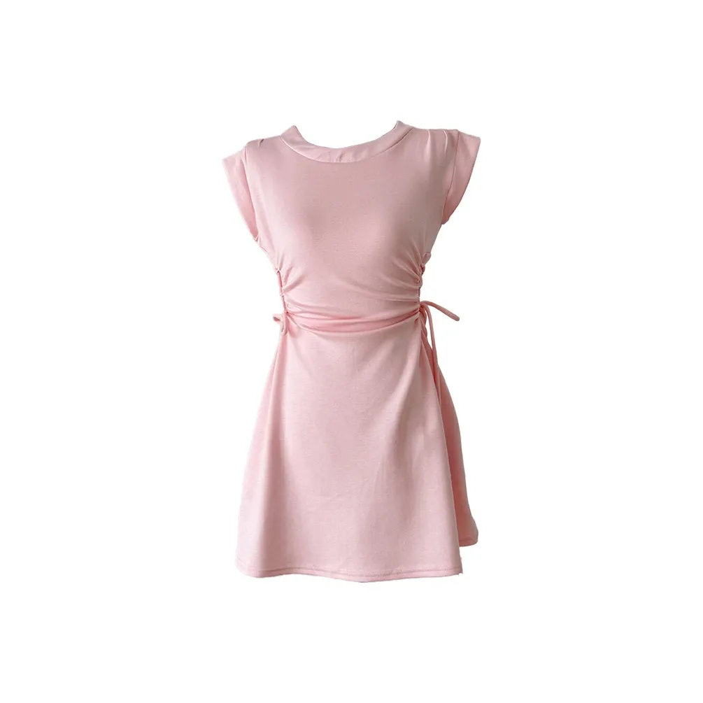 CHARM GLOW Короткое платье с короткими рукавами женское