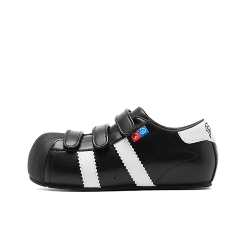 BBIMP Кроссовки для скейтбординга Low Top Черные Унисекс