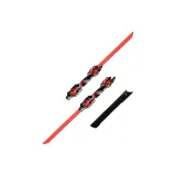 듀얼 칼날 Thunder Sword[레드-충전 버전] 원터치 케이스+일곱 가지 색상 스위치+중력 감지 사운드 효과