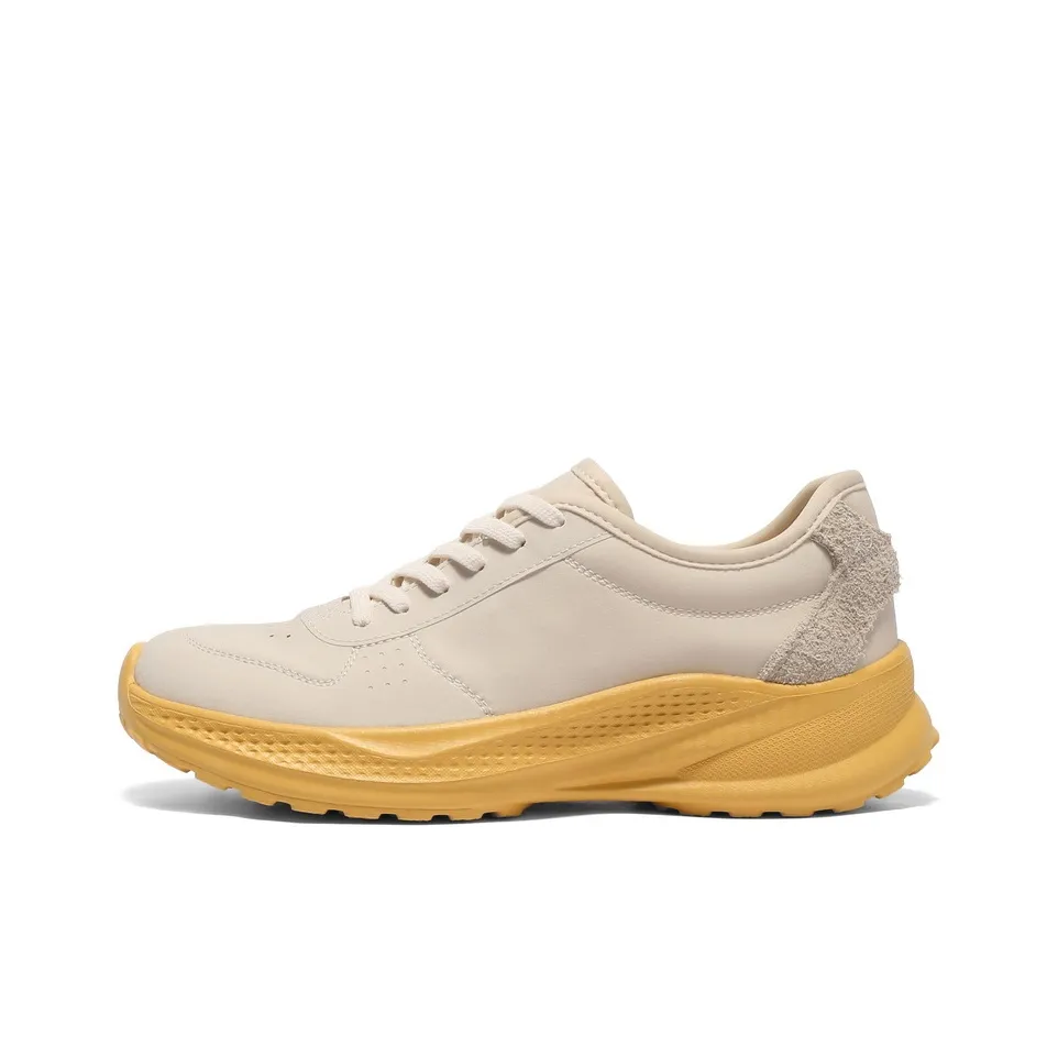 BELLE Casual Shoes Women's Low Top Apricot White Base, Apricot With Apricot Base