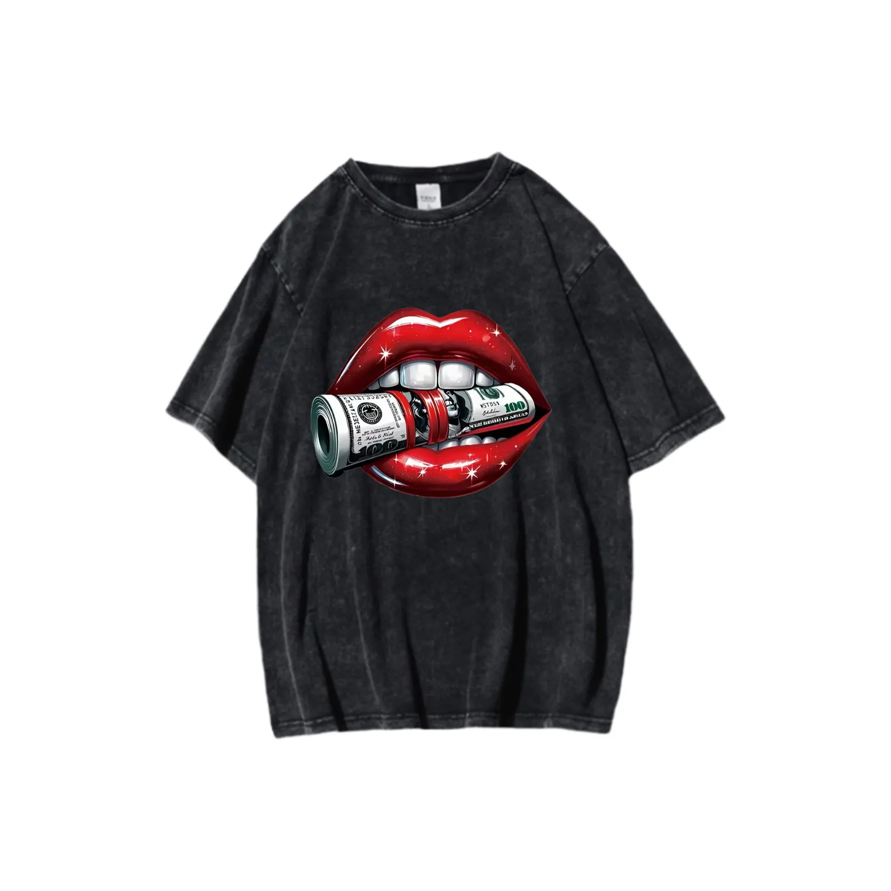 XIAOLIZI Т-рубашка с оборванным рукавом женская