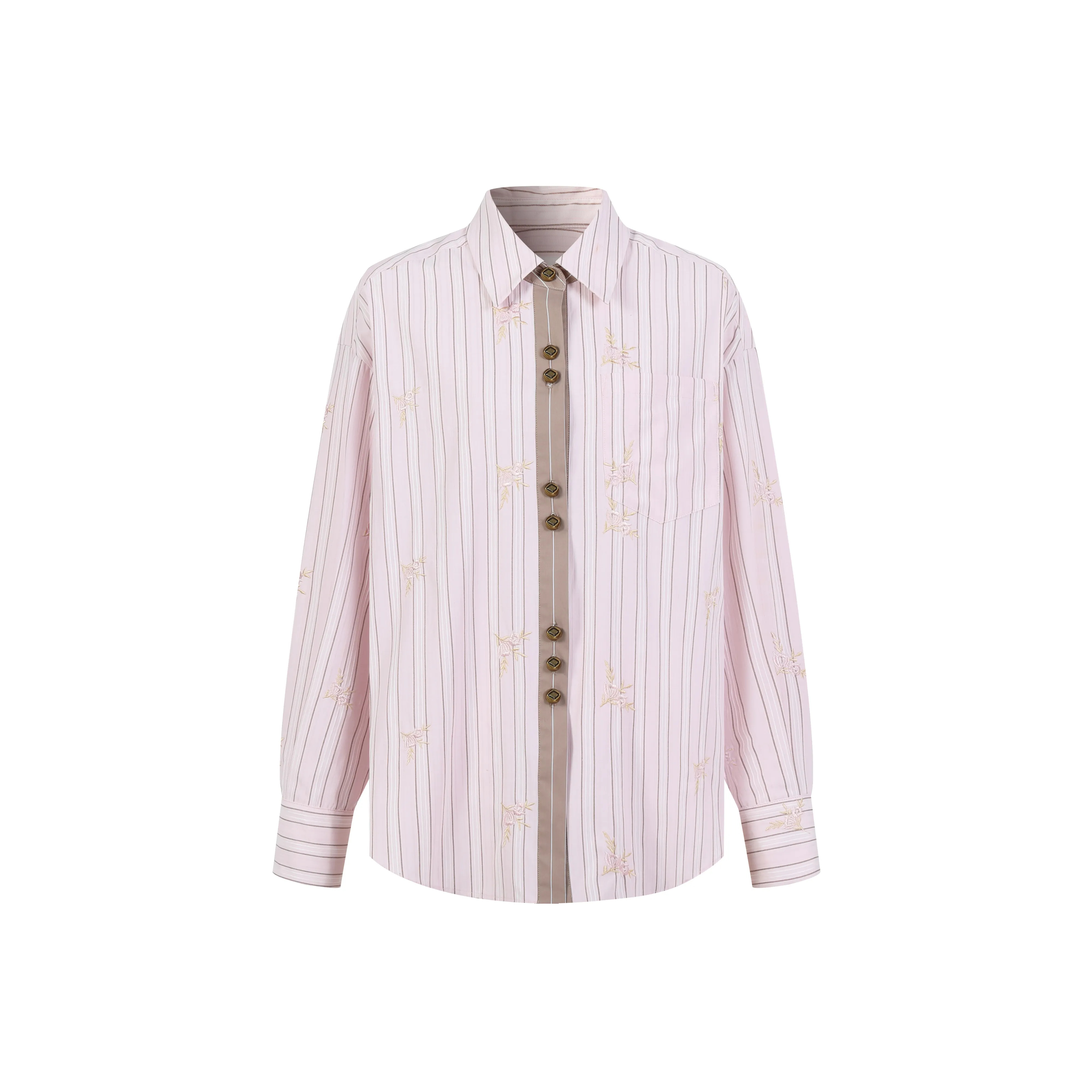 Three Quarters Рубашка Женская Розовая