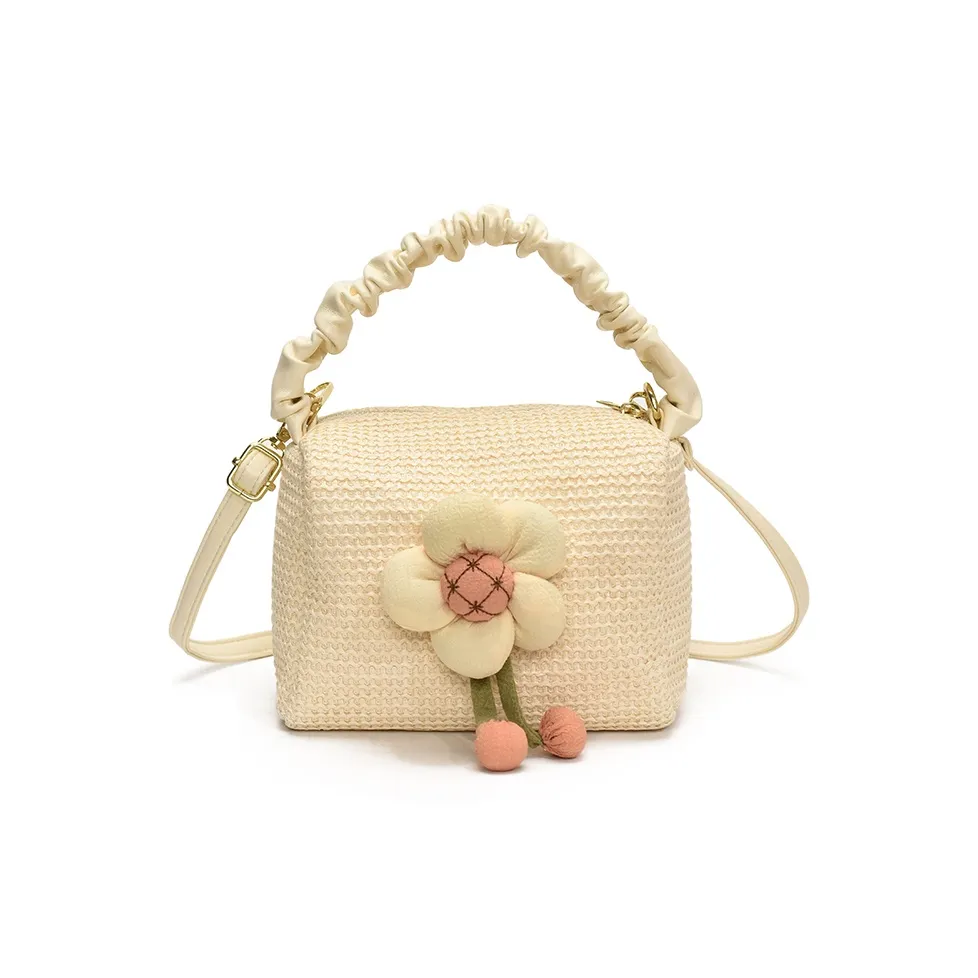 FCTOSSR PU Crossbody Bag, Handbag Women's White/Khaki/Multicolor