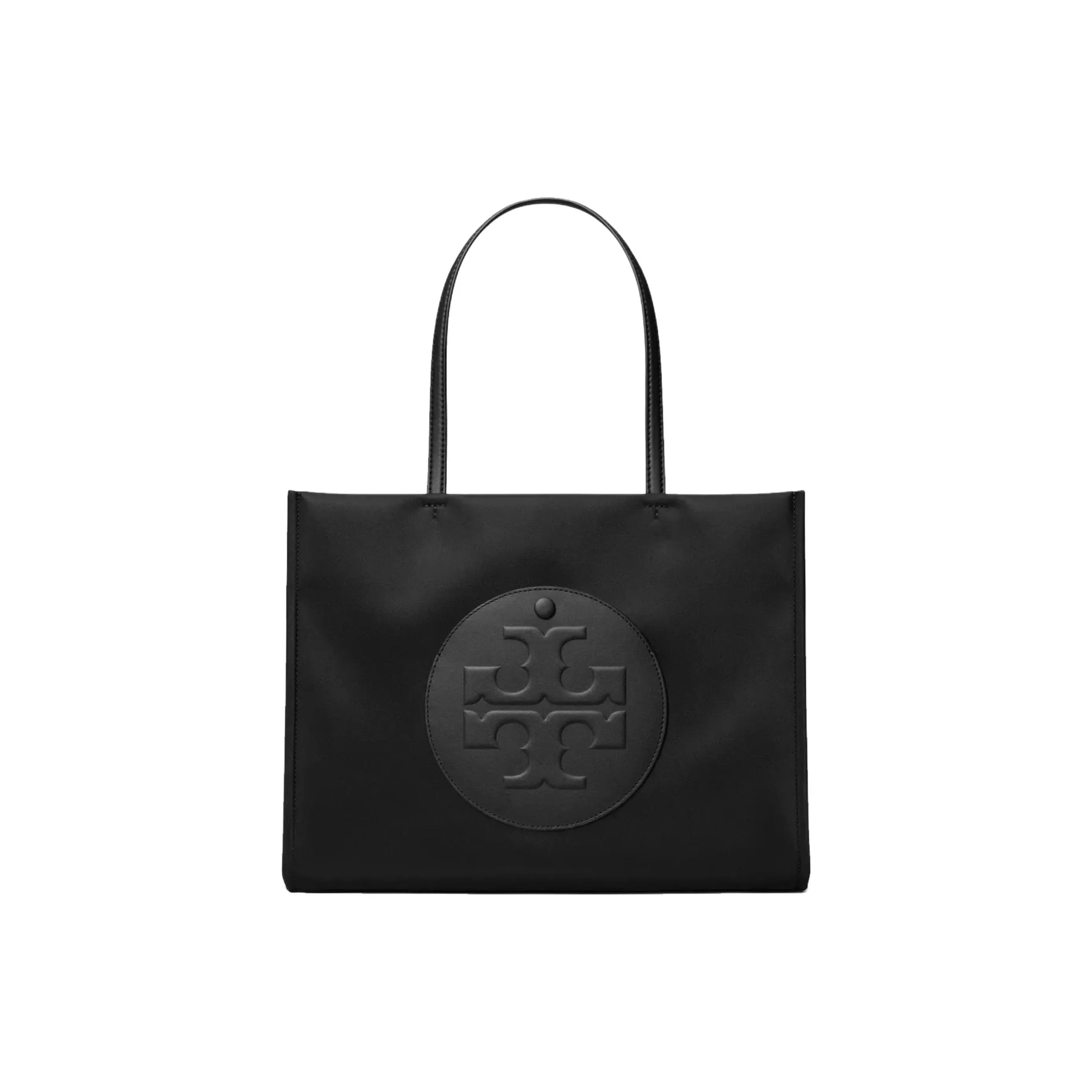 TORY BURCH Ella Recycled Nylon Tote Bag, Shopping Bag, Shoulder Bag Trumpets Women's Black