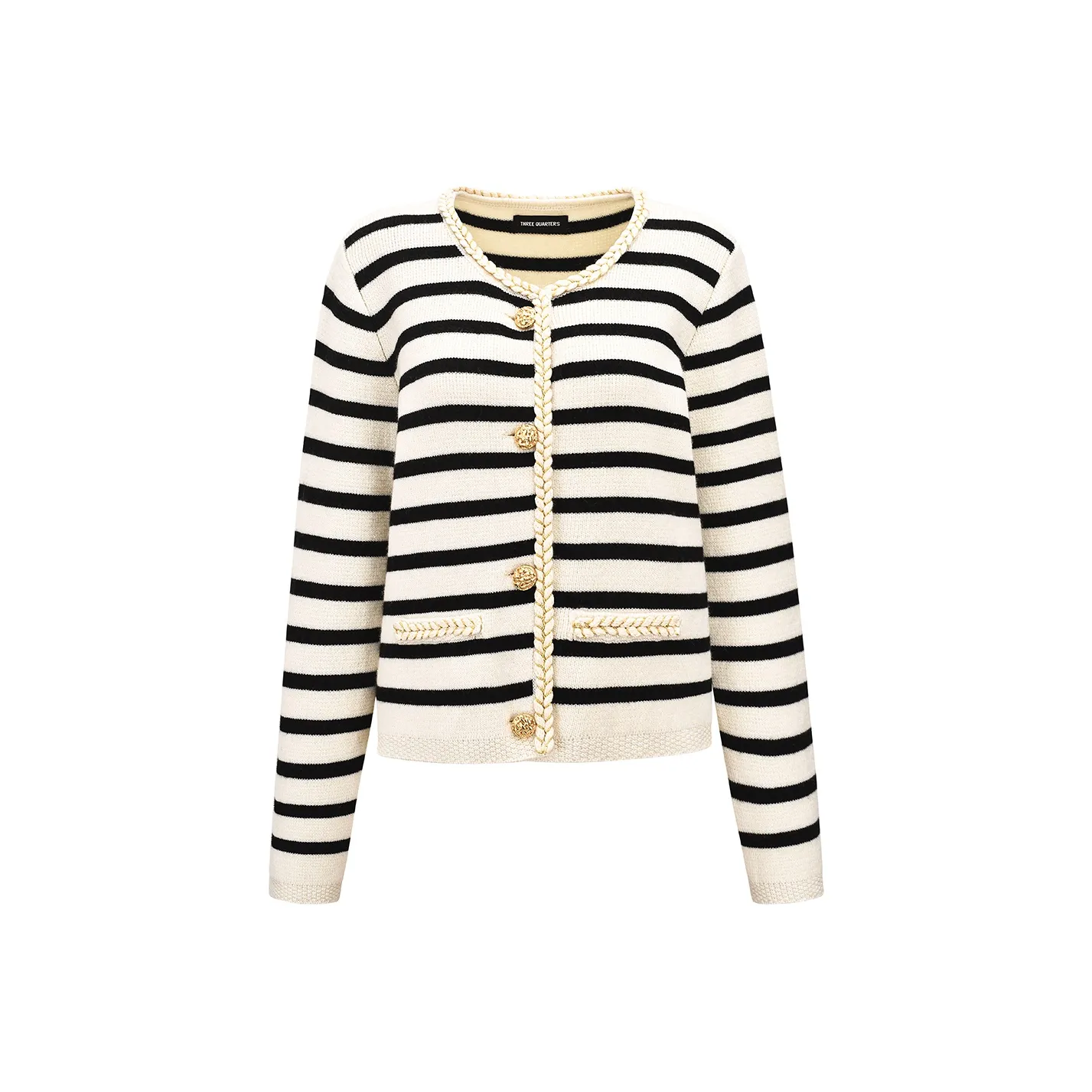 Three Quarters Knit Cardigans Women's