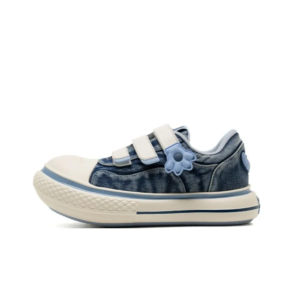Disney x OLD ORDER Slip-resistant Abrasion-resistant Breathable Low-Top Canvas Shoes Unisex Blue Disney x OLD ORDER Противоскользящие Износостойкие Дышащие Низкие Кеды Унисекс Синий