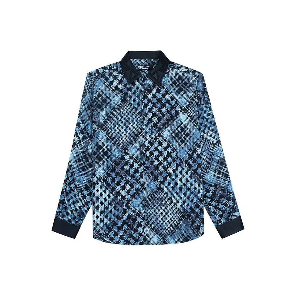 ANDREW MACKENZIE Shirts Unisex Black Blue