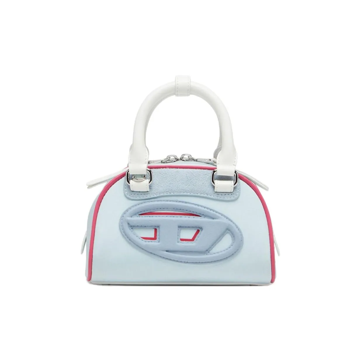 DIESEL Полиэстер Bowling Bag Сумка через плечо Мини Сумка Женская Светло-Синий