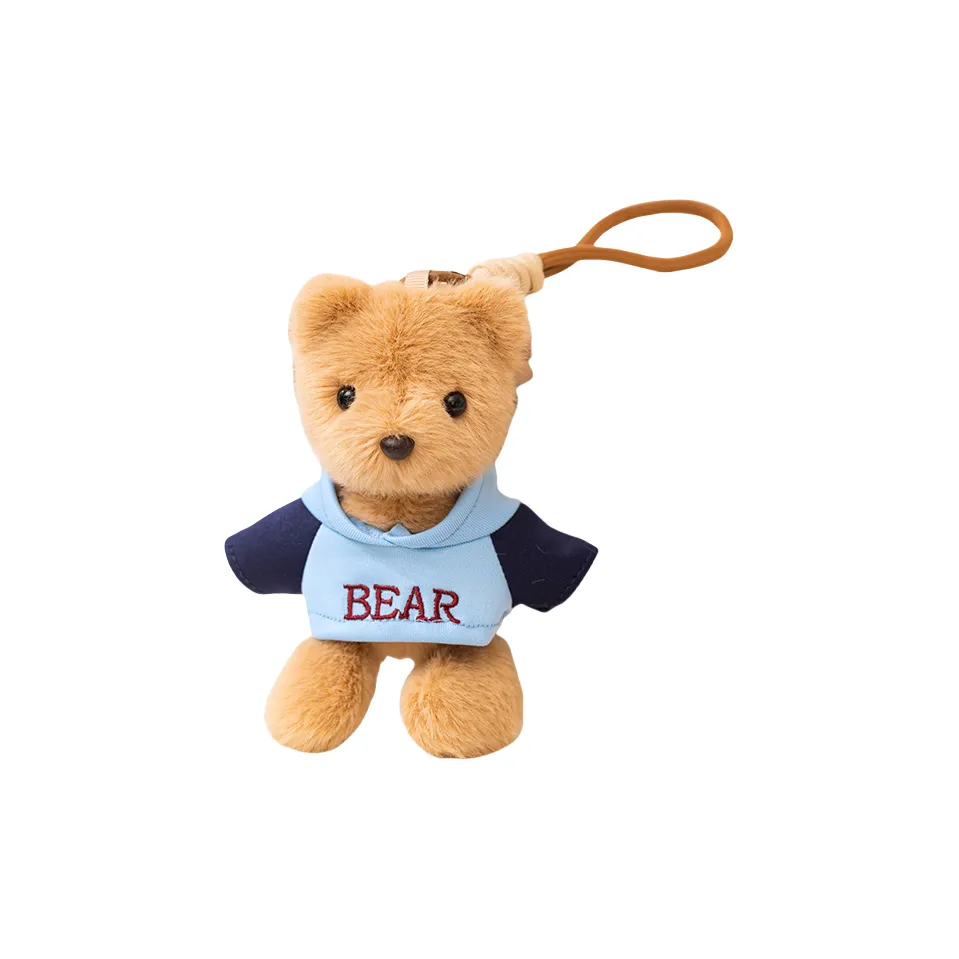 Bitter Purchase Милый свитшот с дизайном тедди плюшевая кукла подвеска 15 см рекомендуемый рост